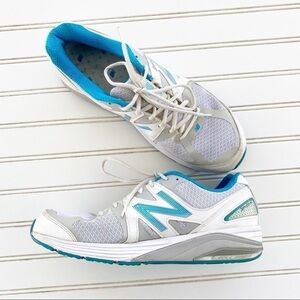 New Balance 1540v2 Running Shoes White Grey Blue Made in USA Sneakers